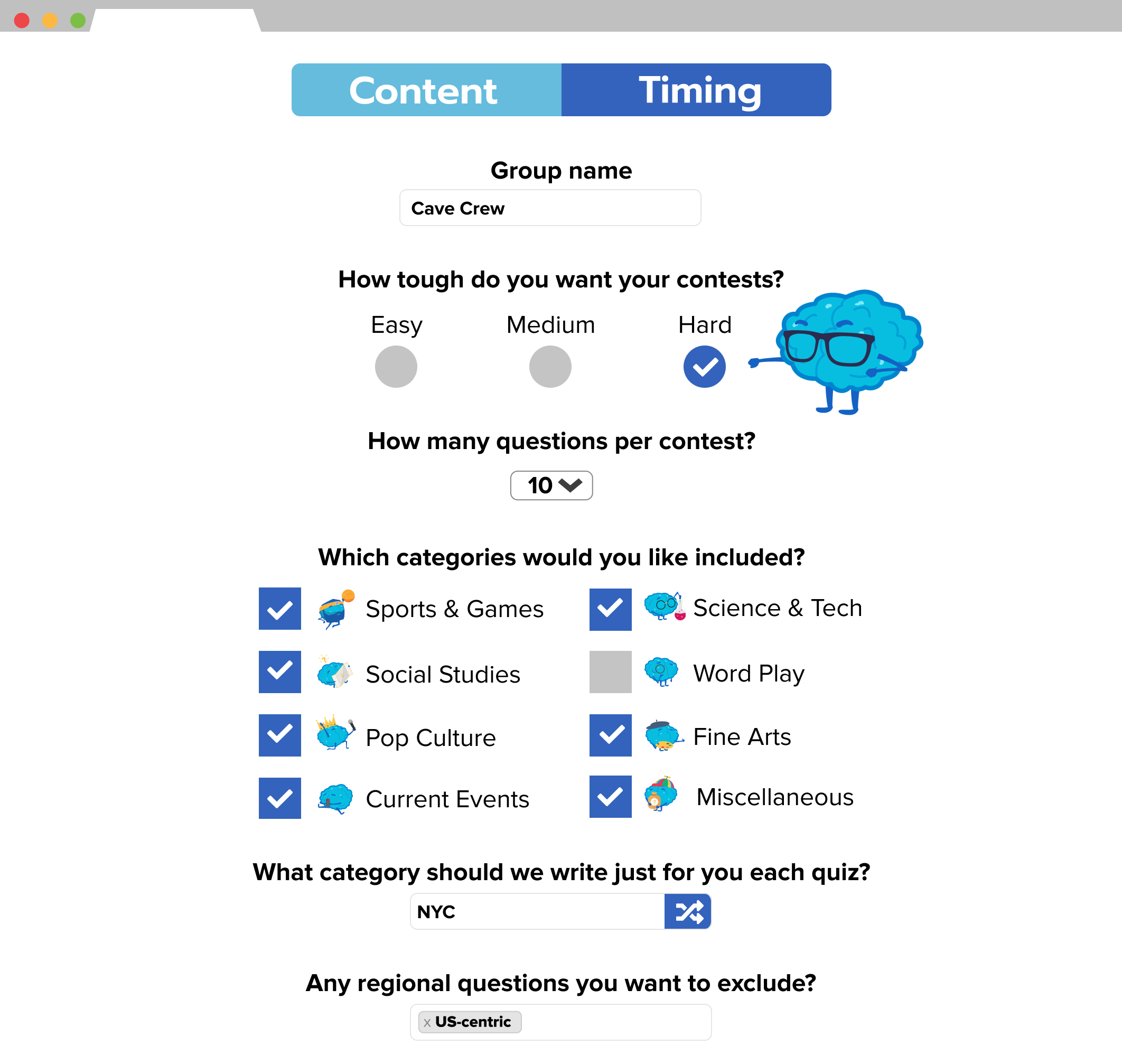Water Cooler Trivia How it works